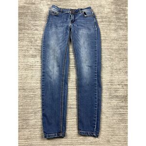 Encore‎ Jeans Junior 5 Blue Skinny Denim Dark Wash Cotton Blend
